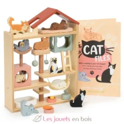 Hôtel pour chats en bois - Tender Leaf Toys
