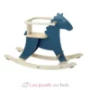 Hudada Cheval à bascule bleu paon avec arceau - Vilac