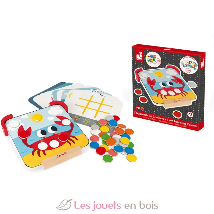 J'apprends les couleurs - Pastilles magnétiques - Janod