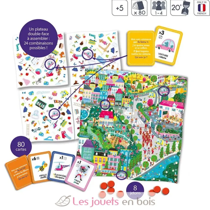 Jeu Cherche et Trouve - Lettres - Janod