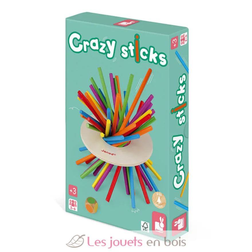 Jeu d'Adresse Crazy Sticks - Janod