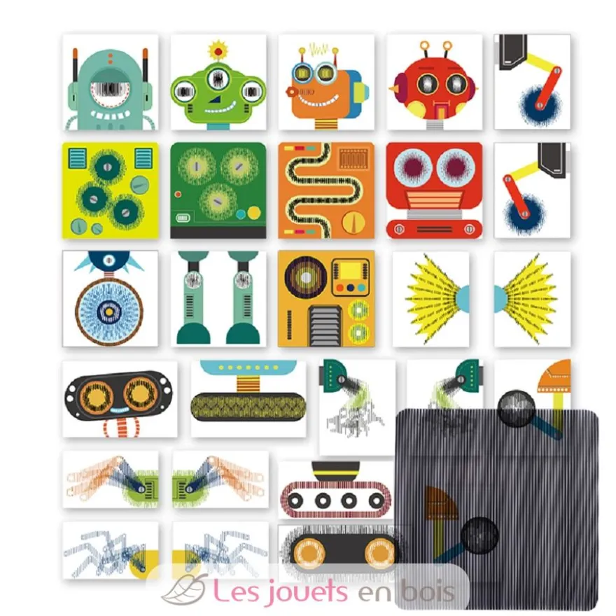 Jeu d'animation 3D robot magnétique - Mideer