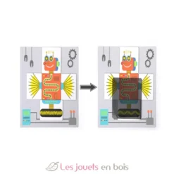 Jeu d'animation 3D robot magnétique - Mideer