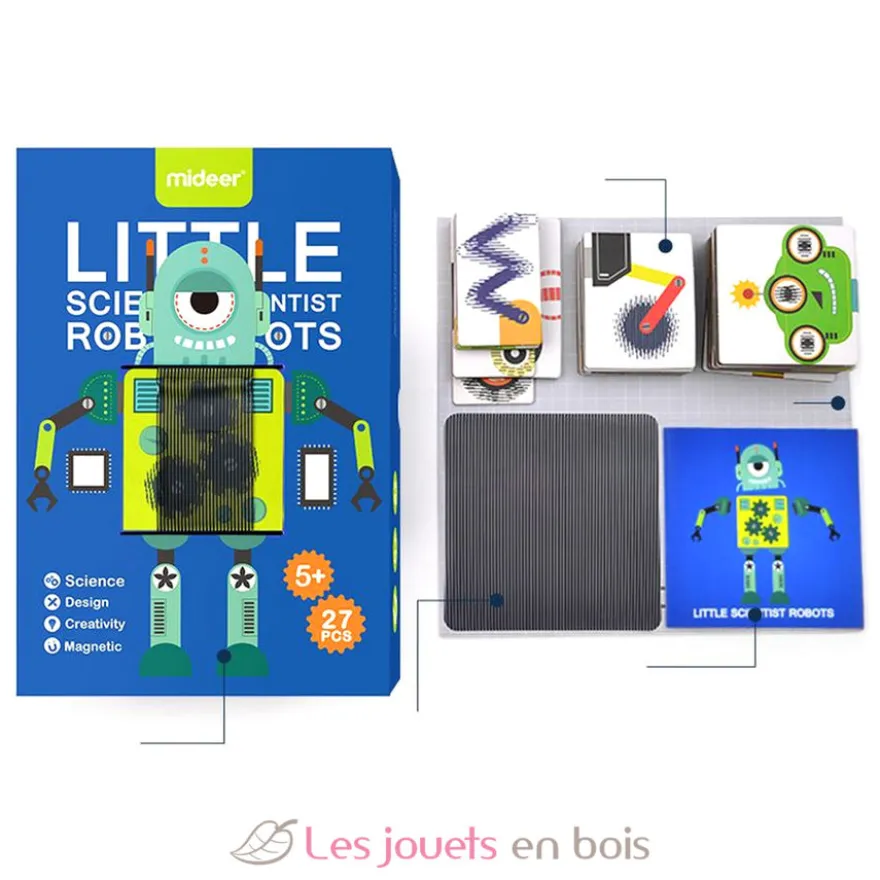 Jeu d'animation 3D robot magnétique - Mideer