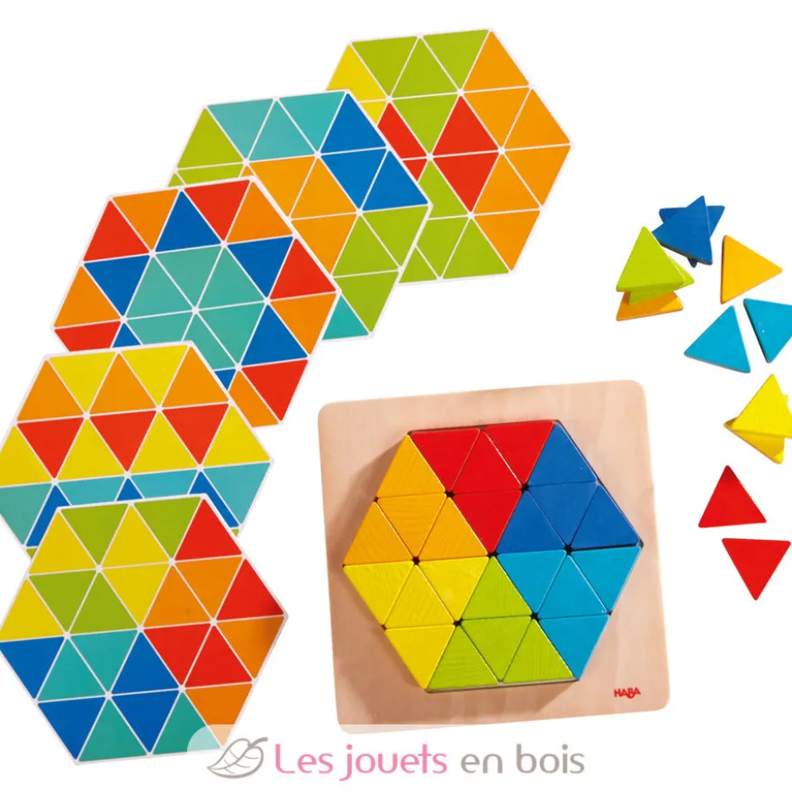 Jeu d’assemblage Triangles magiques - Haba