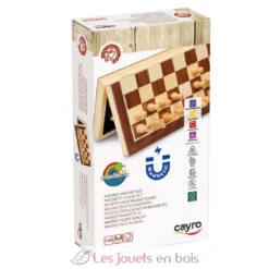 Jeu d'échecs magnétiques en bois - Cayro
