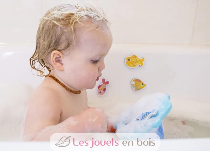 Jeu de bain Requin Attrape-Poissons bleu - Tiger Tribe