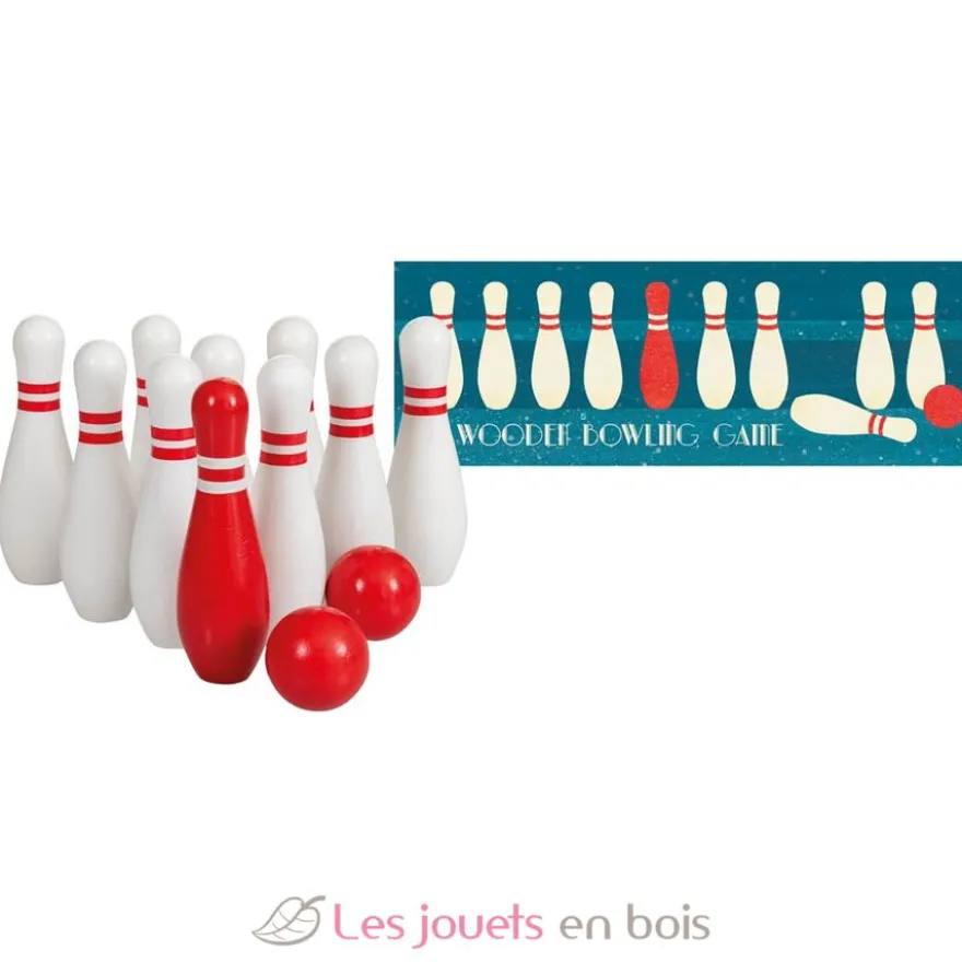 Jeu de bowling en bois - Egmont Toys