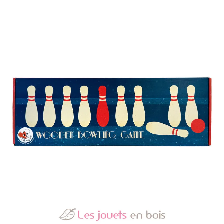 Jeu de bowling en bois - Egmont Toys