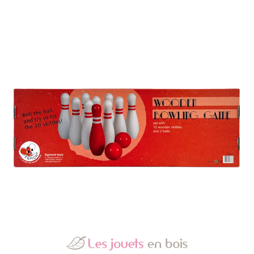 Jeu de bowling en bois - Egmont Toys