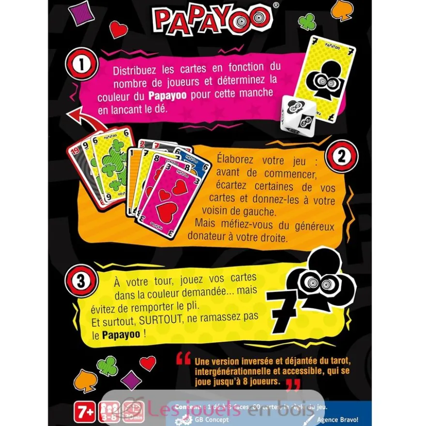 Jeu de cartes Papayoo - Gigamic