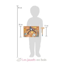 Jeu de clous La mer bleu Small Foot Compagny
