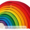 Jeu de construction Arc-en-ciel en bois - Goki