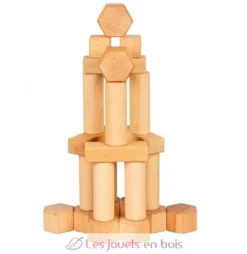 Jeu de construction en bois naturel - Goki