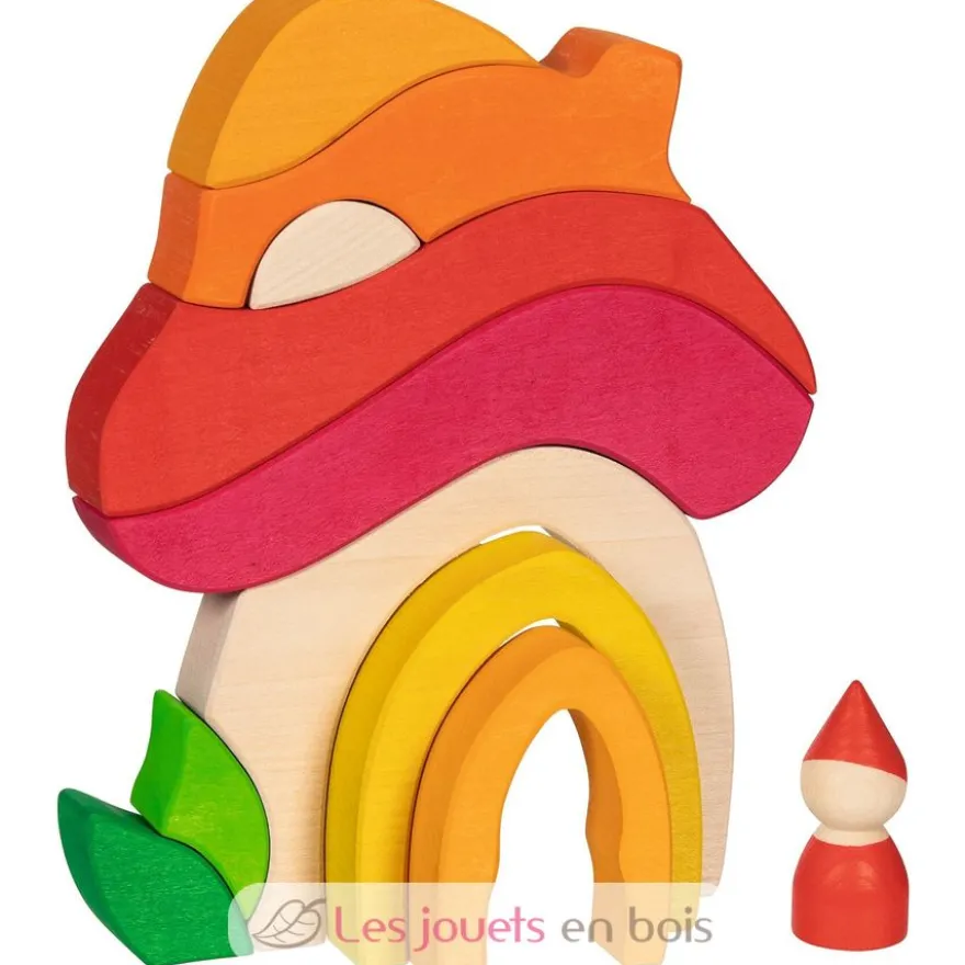 Jeu de construction Maison champignon - Goki