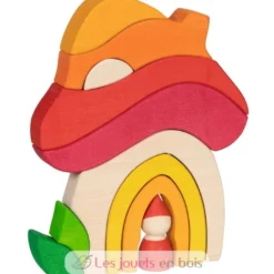 Jeu de construction Maison champignon - Goki
