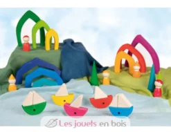 Jeu de construction poissons colorés - Goki