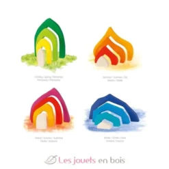 Jeu de construction Quatre saisons - Goki