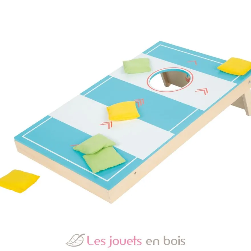 Jeu de Cornhole et de Sling Puck en bois - Small foot
