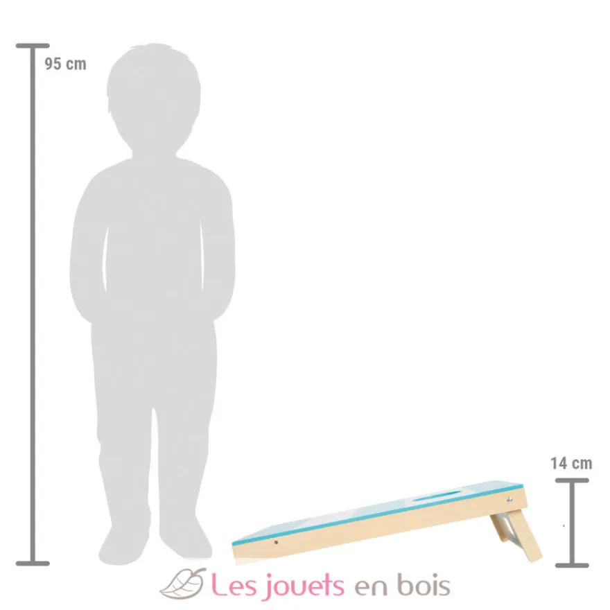 Jeu de Cornhole et de Sling Puck en bois - Small foot