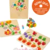 Jeu de couleurs La chenille qui fait des trous - Small Foot company