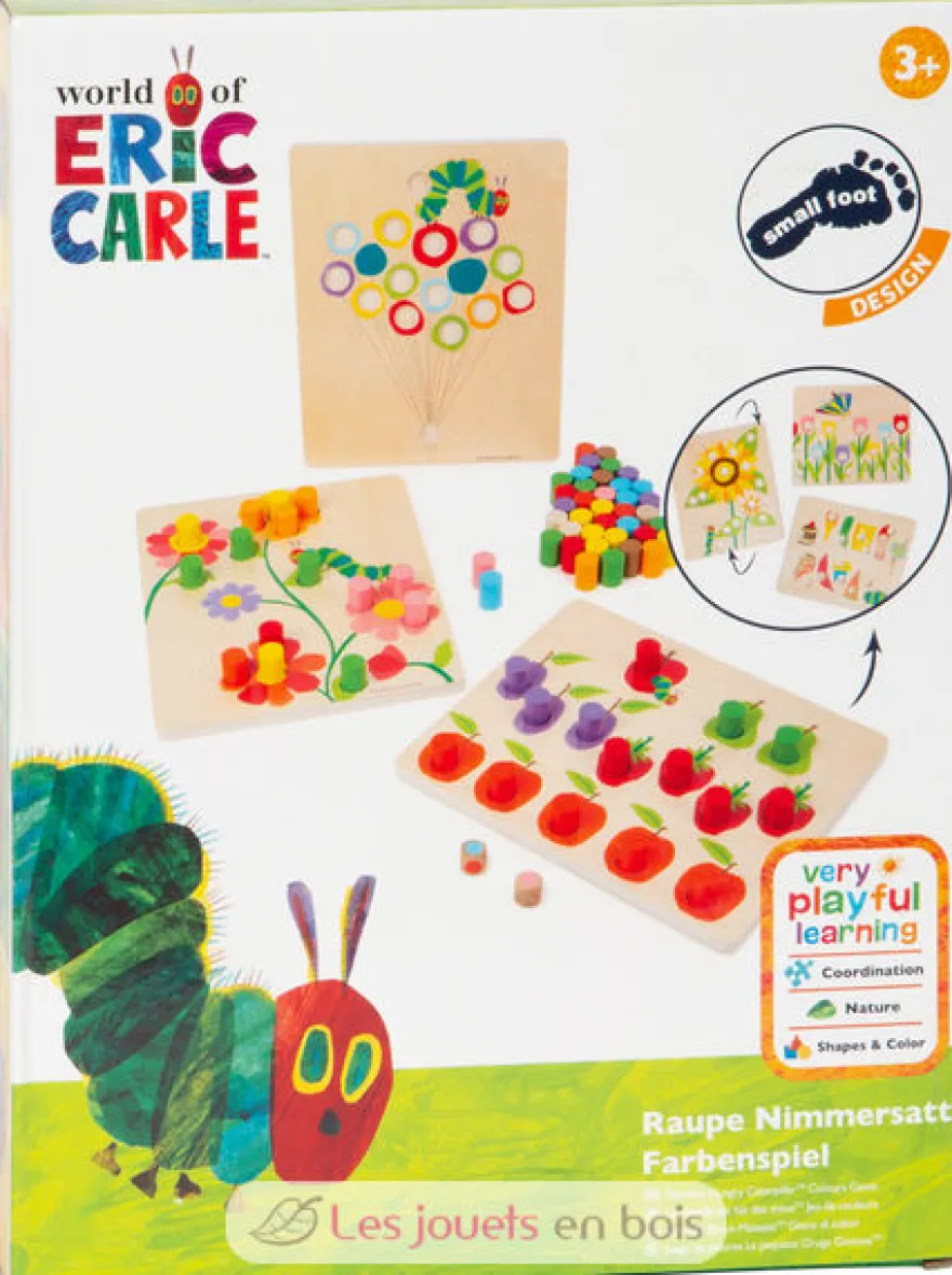 Jeu de couleurs La chenille qui fait des trous - Small Foot company