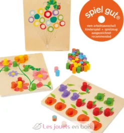 Jeu de couleurs La chenille qui fait des trous - Small Foot company