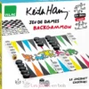 Jeu de Dames Backgammon Keith Haring - Vilac