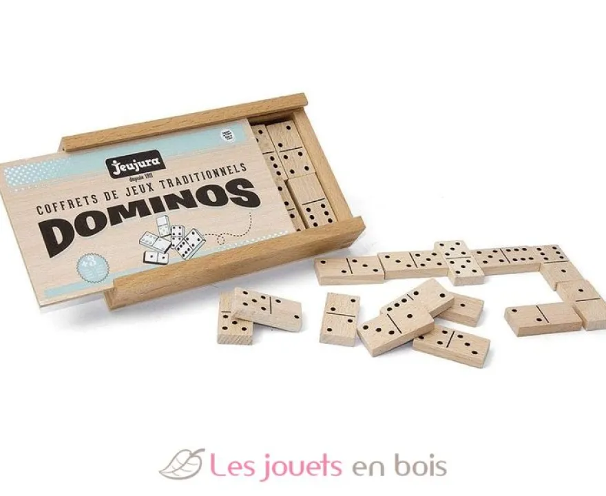 Jeu de dominos en bois - Jeujura