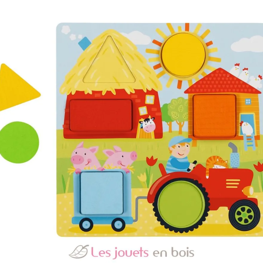 Jeu de dés couleurs et formes - Goki