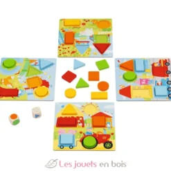 Jeu de dés couleurs et formes - Goki