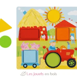 Jeu de dés couleurs et formes - Goki