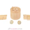 Jeu de dés 6 dehors en bois - Small foot