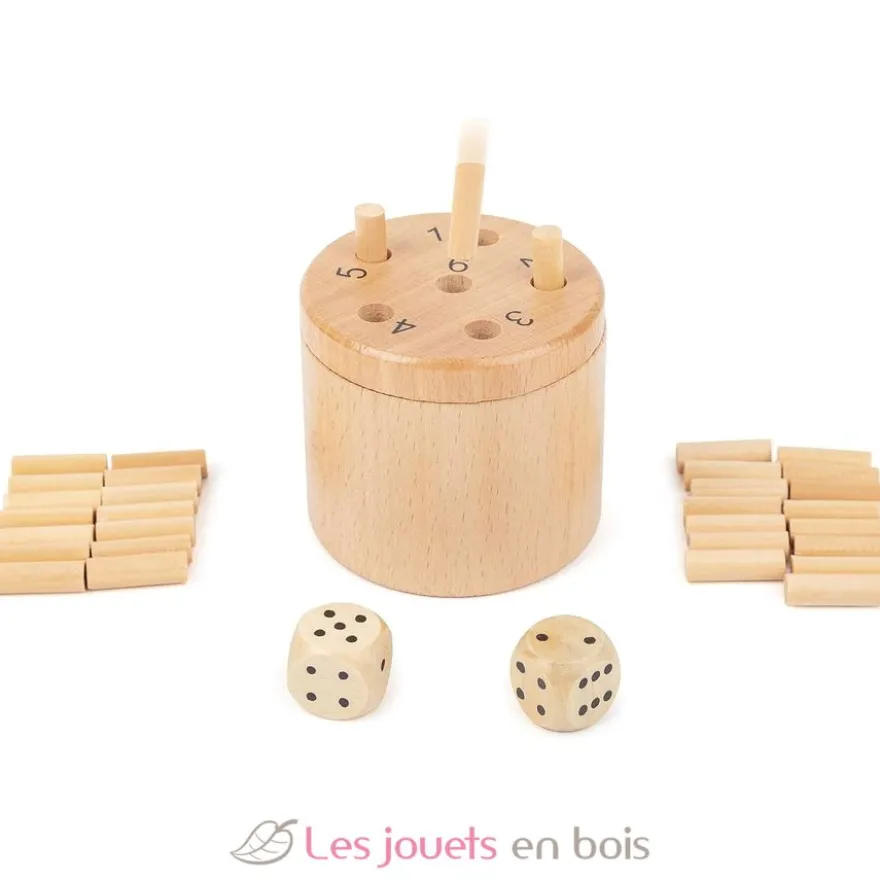 Jeu de dés 6 dehors en bois - Small foot