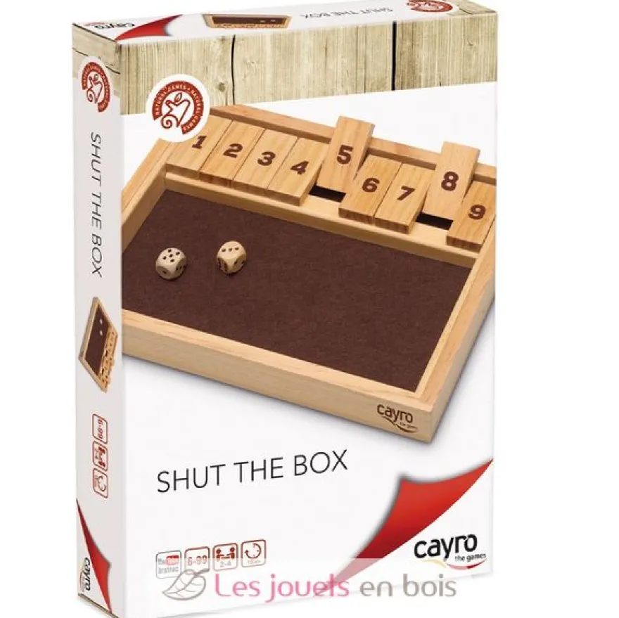 Jeu de dés Shut the box - Cayro