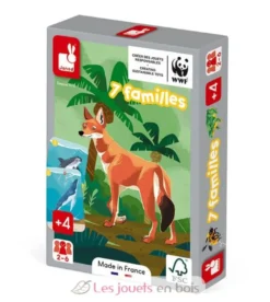 Jeu de 7 Familles le Règne Animal - Janod