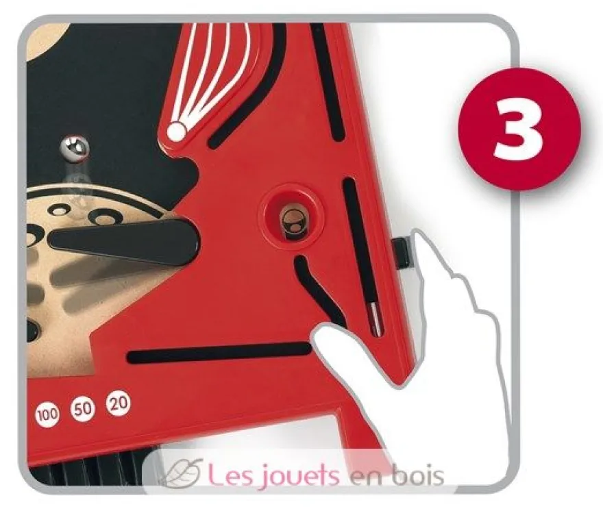 Jeu de flipper rouge - Brio
