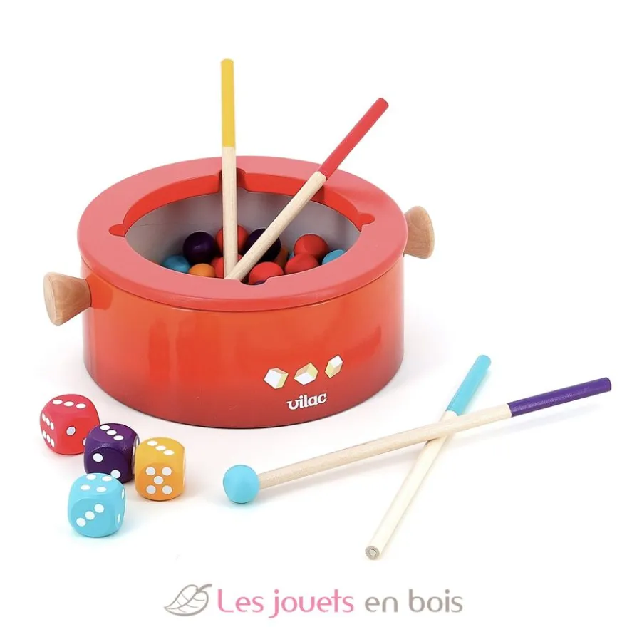 Jeu de fondue magnétique Piquépique - Bois - Vilac