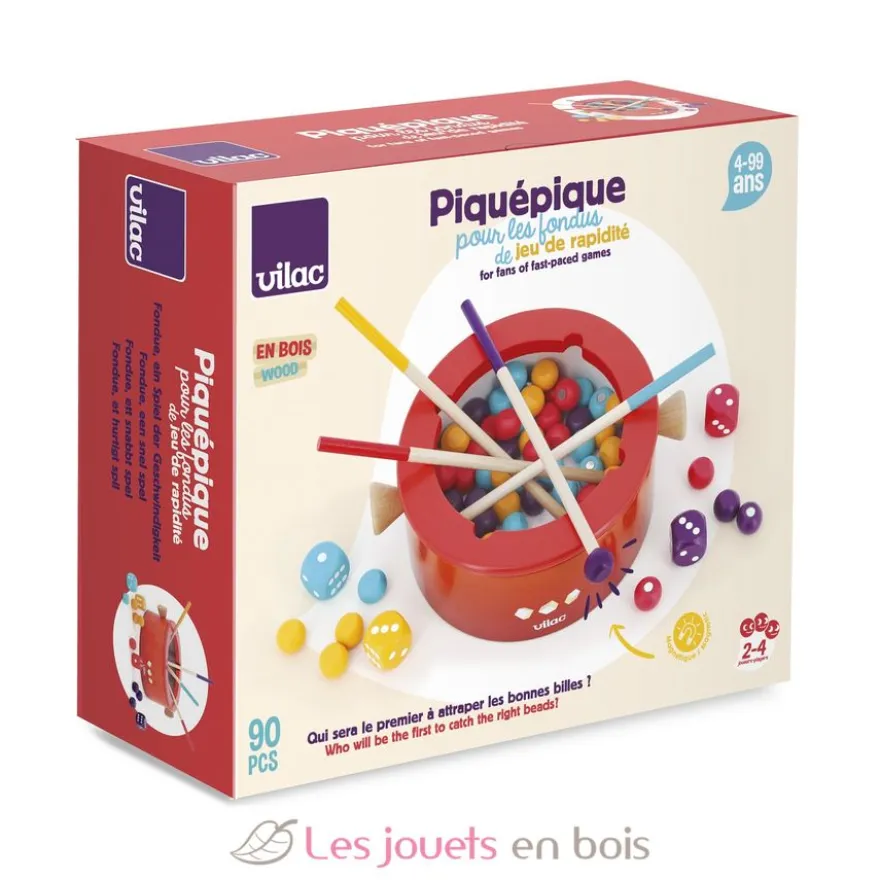 Jeu de fondue magnétique Piquépique - Bois - Vilac