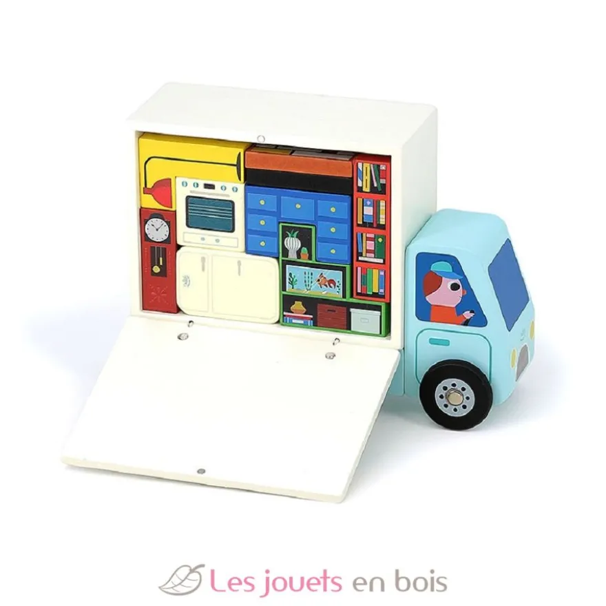Jeu de logique en bois Déménagement - Vilac