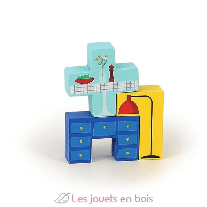 Jeu de logique en bois Déménagement - Vilac