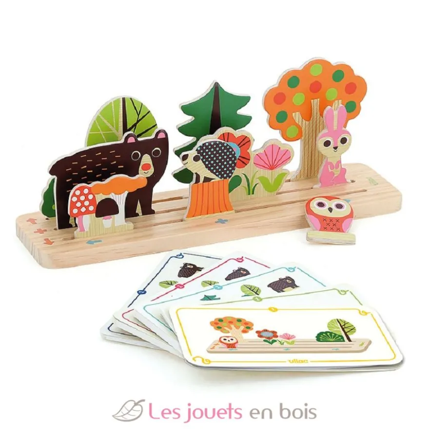 Jeu de logique en bois La forêt - Vilac