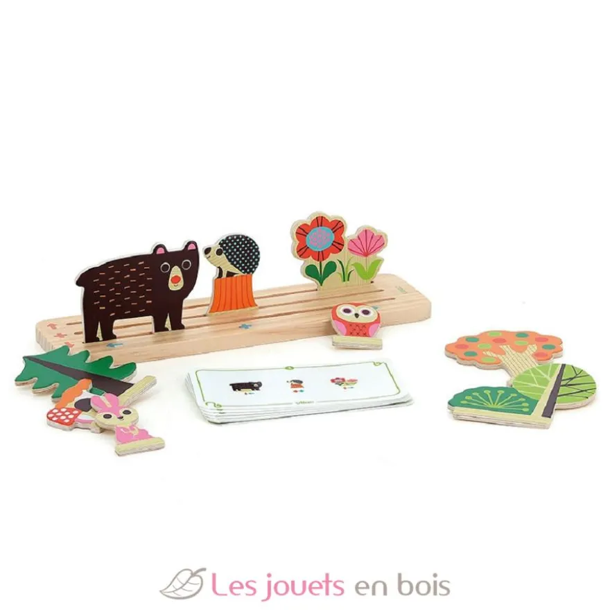 Jeu de logique en bois La forêt - Vilac