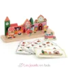 Jeu de logique en bois La ville - Vilac