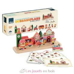 Jeu de logique en bois La ville - Vilac