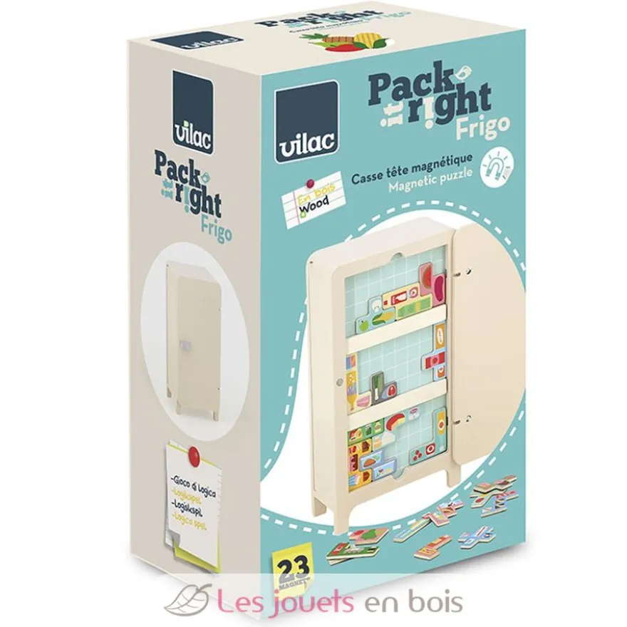 Jeu de logique en bois Le Frigo - Vilac