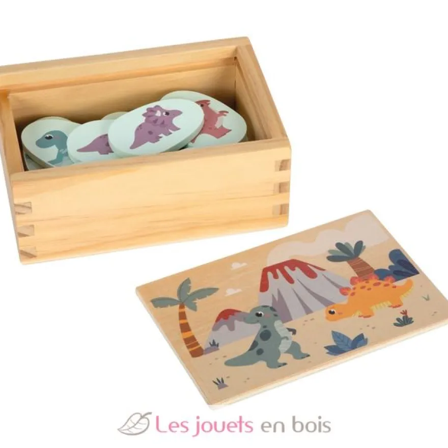 Jeu de mémo Dino en bois - small foot