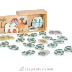 Jeu de mémo Dino en bois - small foot