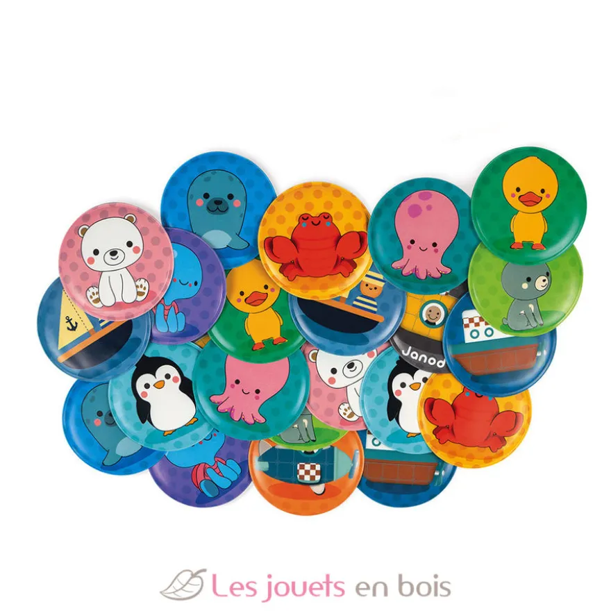 Jeu de mémo pour le bain - Janod