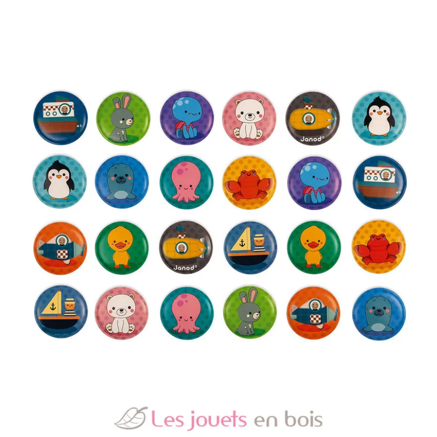 Jeu de mémo pour le bain - Janod